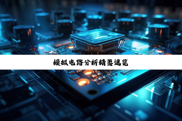 模拟电路分析精要速览
