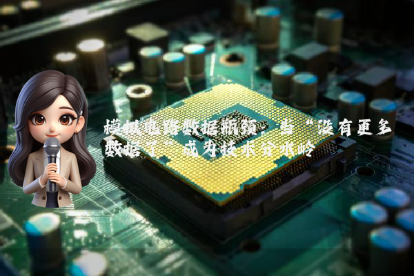 模拟电路数据瓶颈：当“没有更多数据了”成为技术分水岭