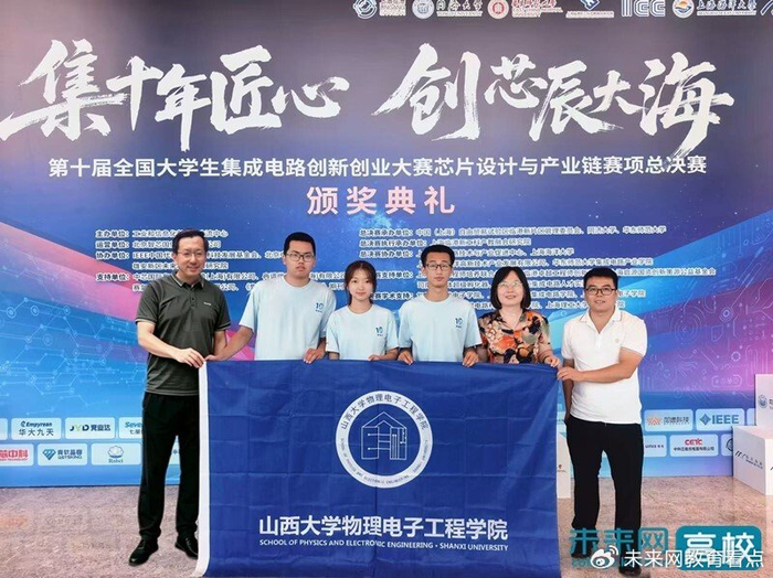 山西大学获第十届全国大学生集成电路创新创业大赛全国总决赛一等奖